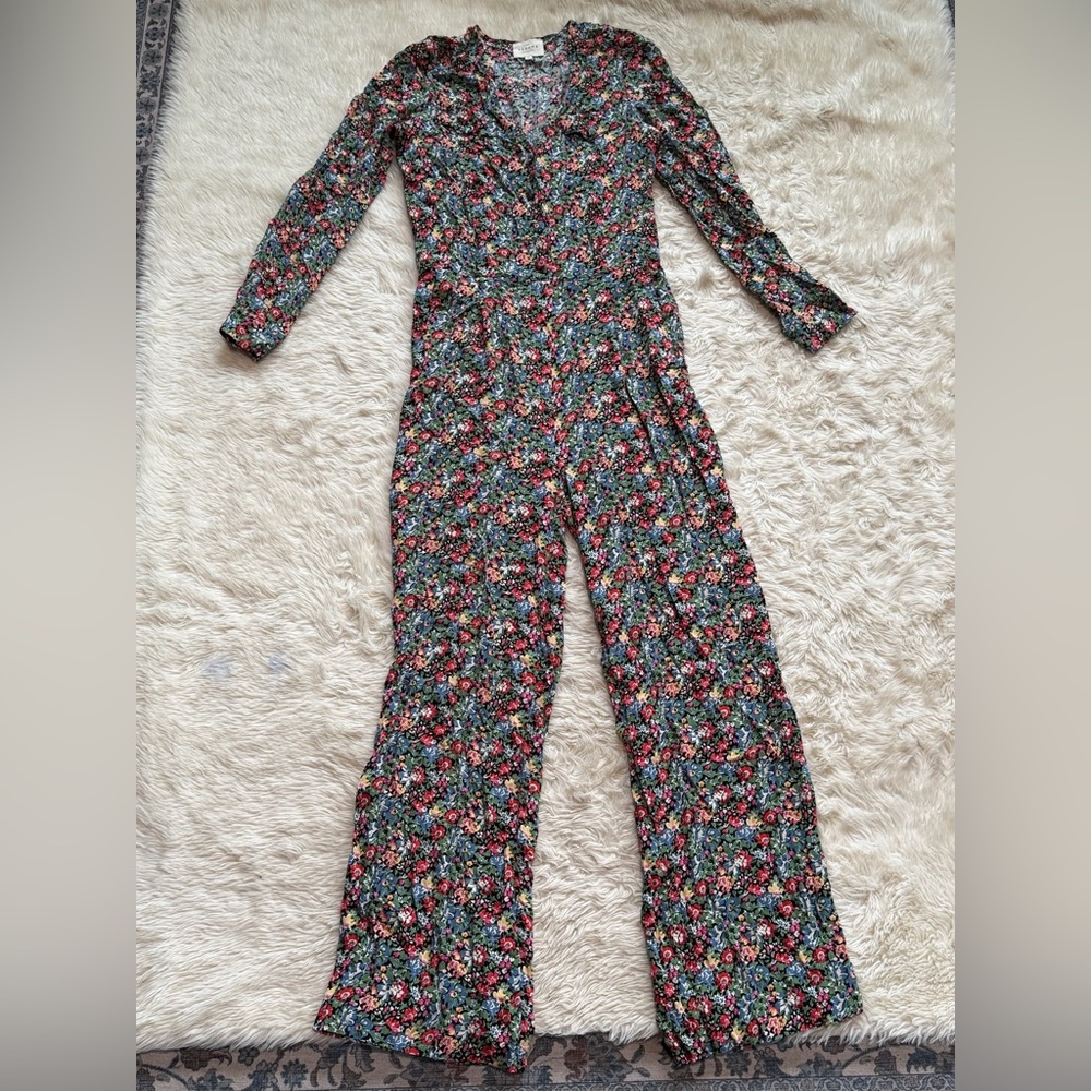 Sezane Ray Jumpsuit in California Print - Size 4 - Picture 3 of 6